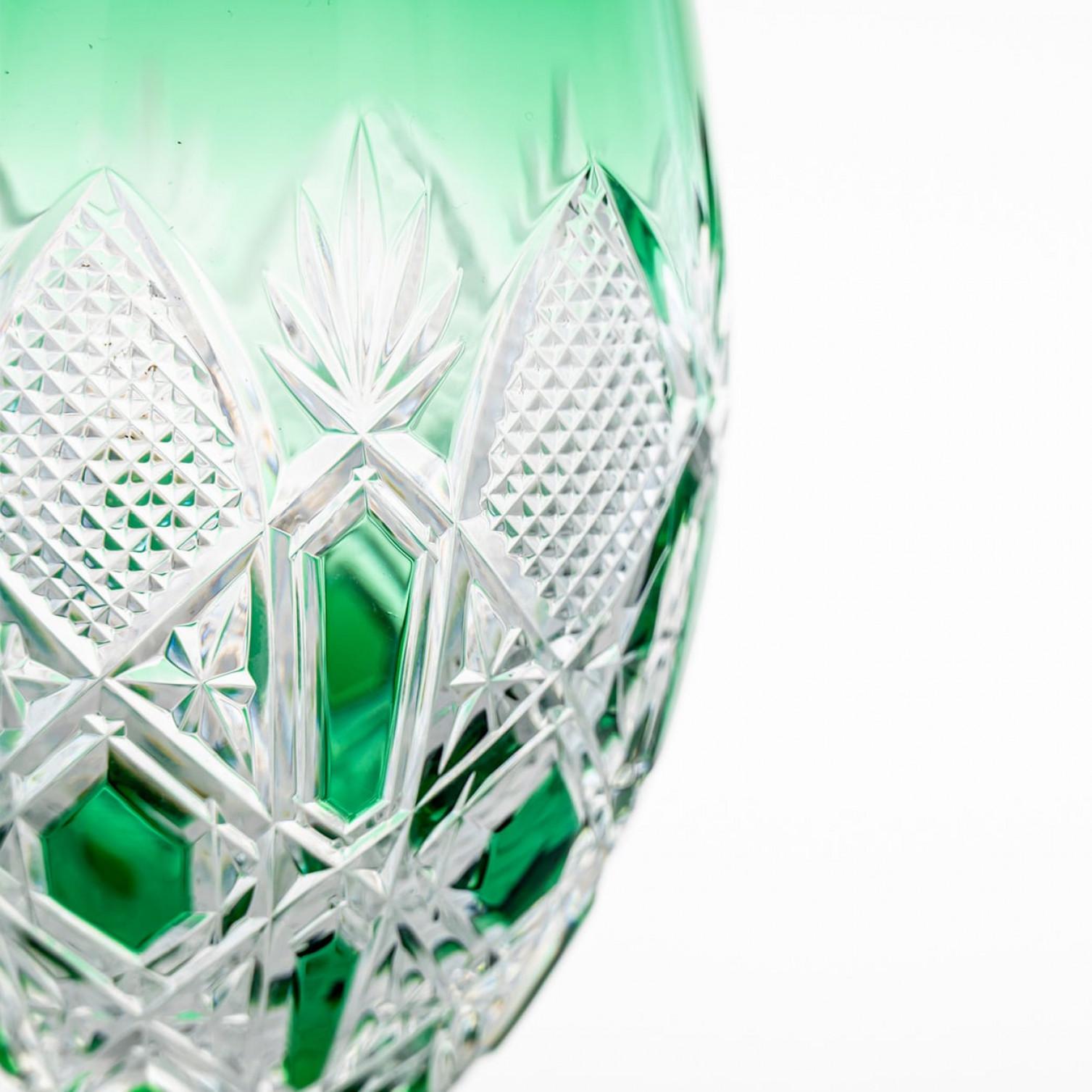 Set of 4 Multicolor Baccarat Crystal Tsar Glasses, France im Angebot 1