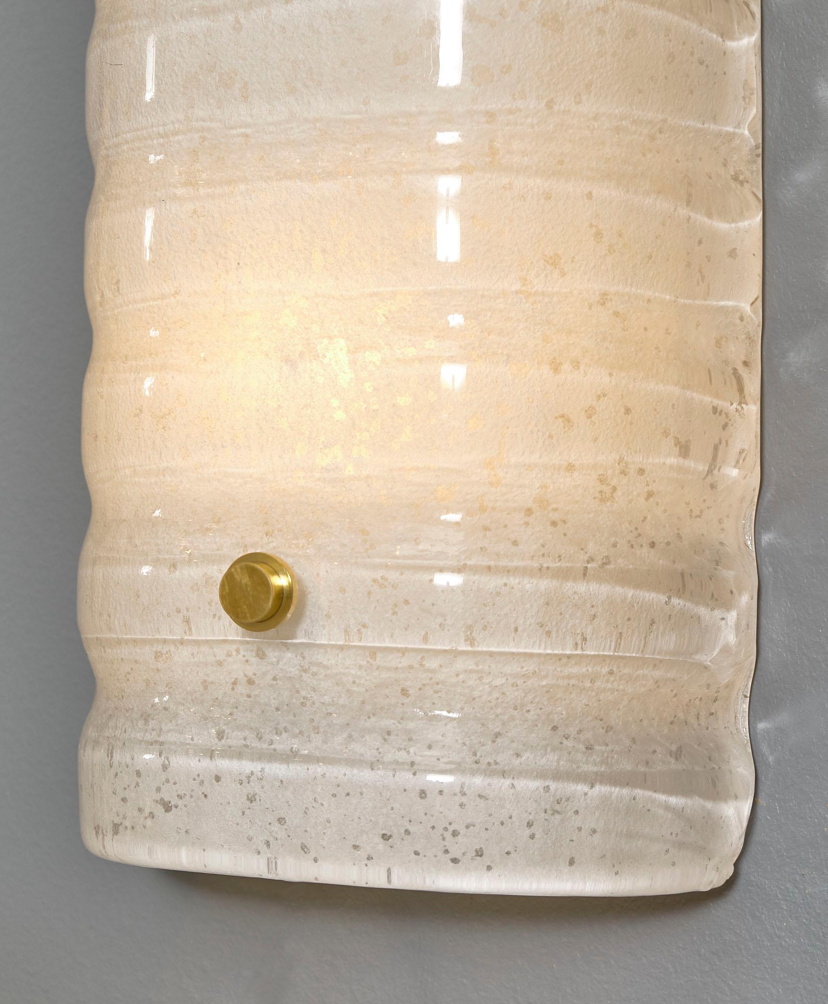 Juego de 4 Apliques de Cristal de Murano 