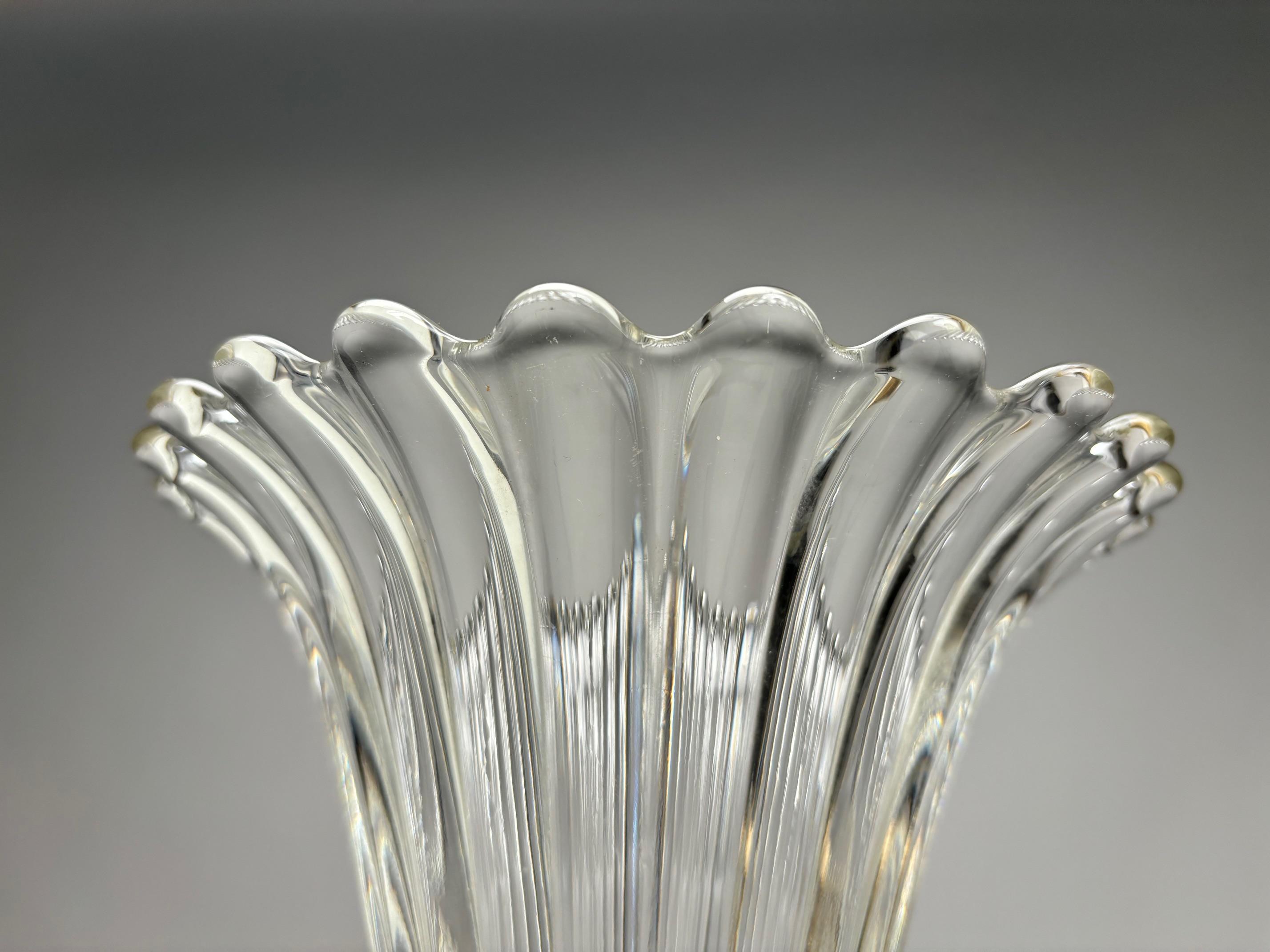 Set of 4 Murano glass wall lamps by Ercole Barovier, Italy, 1940s In Good Condition For Sale In Argelato, BO