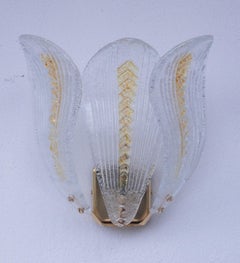 Set of 4 Murano Wall Light and Table lamps (3+1) , 1980s