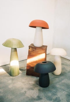 Set of 4 Mushroom Lamps by Nick Pourfard