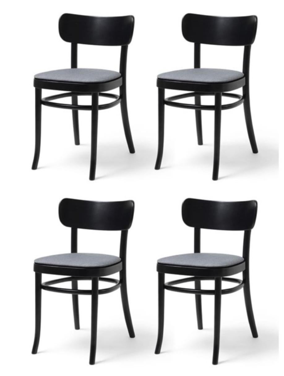 Set of 4 MZO chairs by Mazo Design
Dimensions: W 46 x D 50 x H 75 cm
Materials: Beech.

This iconic chair played a leading role in one of the fairy tales of Danish furniture design. However – more curiously – it is also on display at The Workers