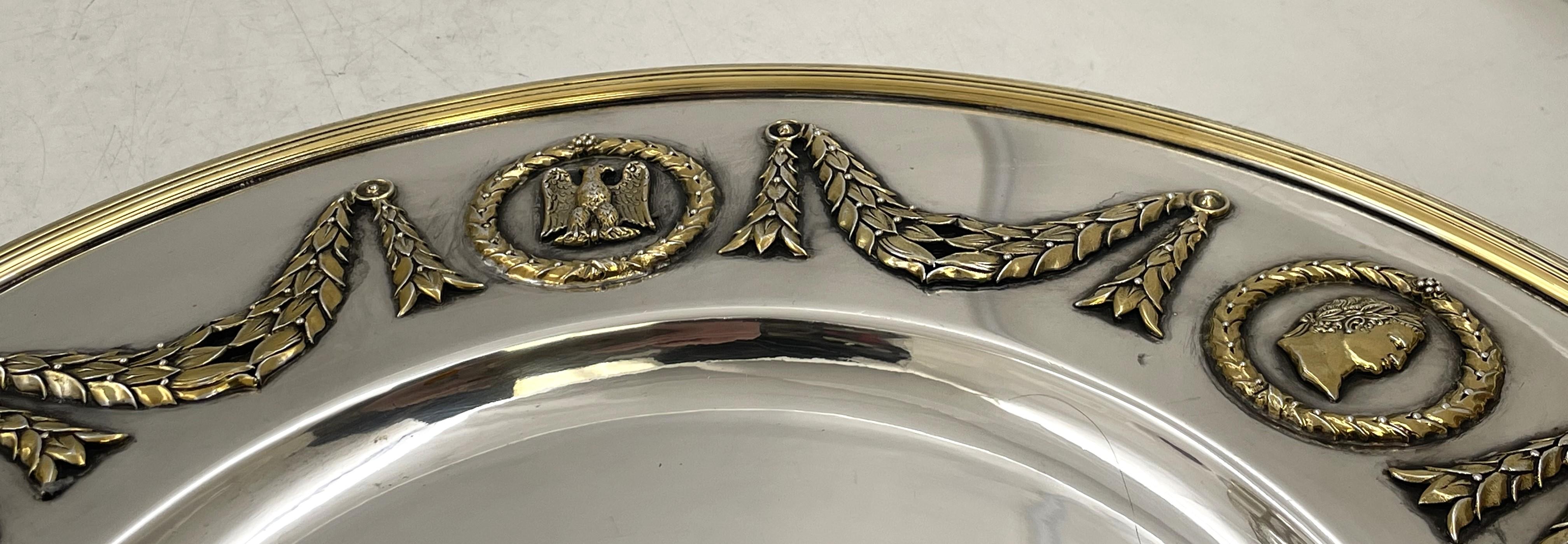 Argent Ensemble de 4 chargeurs en argent napoléonien de qualité musée, fin du 19ème siècle en vente