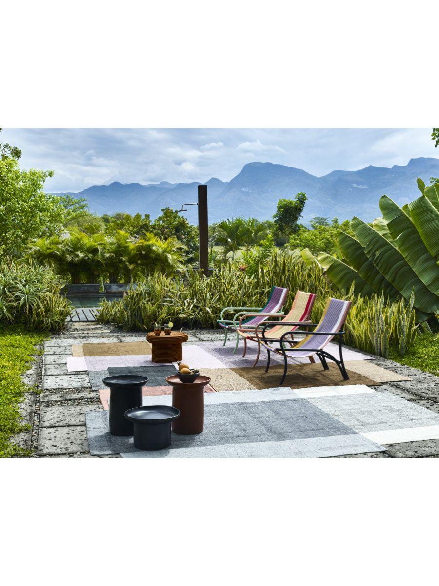 Steel Set of 4 Naranja Maraca Lounge Chair by Sebastian Herkner For Sale