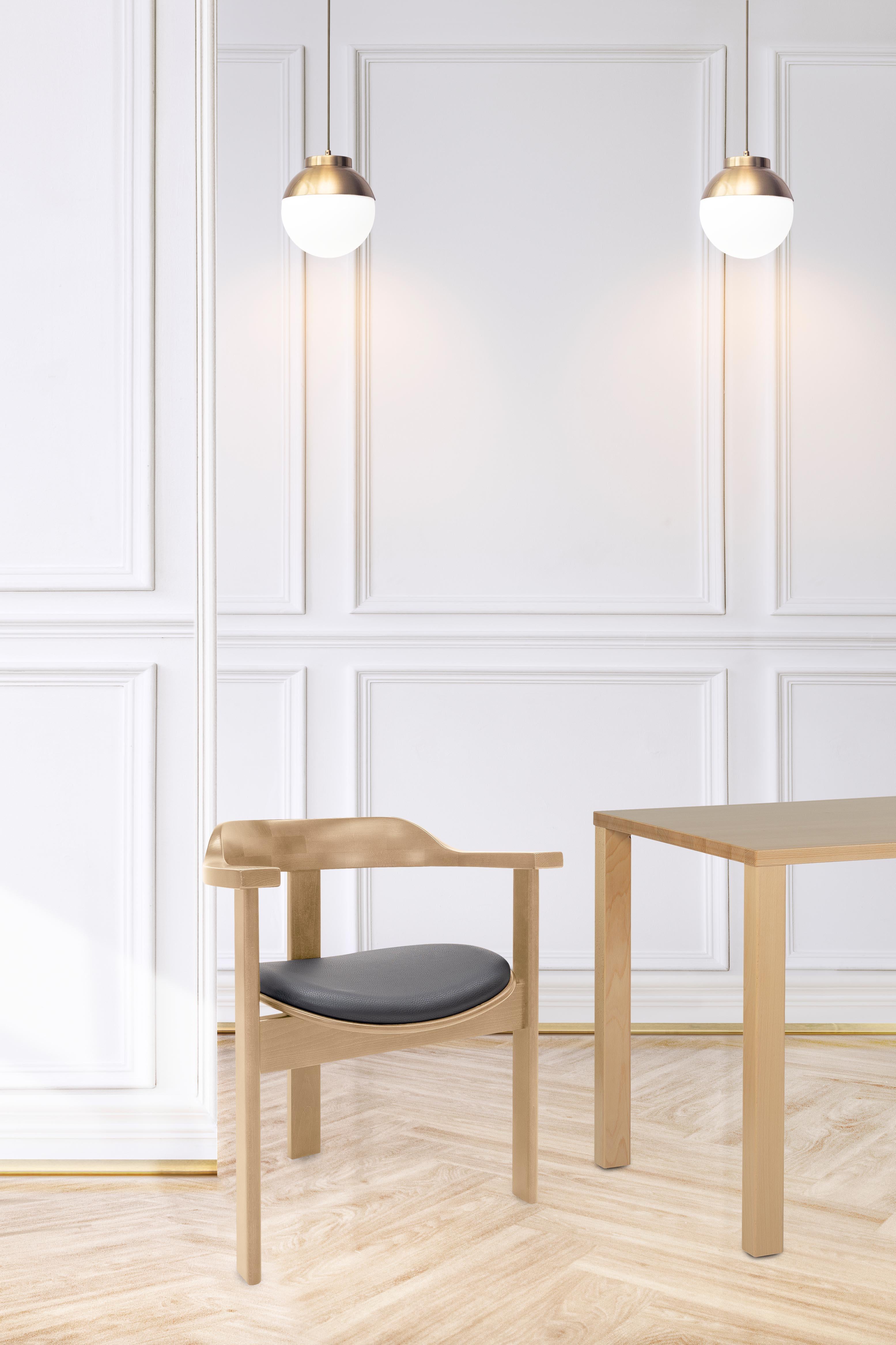 Ensemble de 4 fauteuils Haussmann naturels par Robert & Trix Haussmann, Design 1964 en vente 4