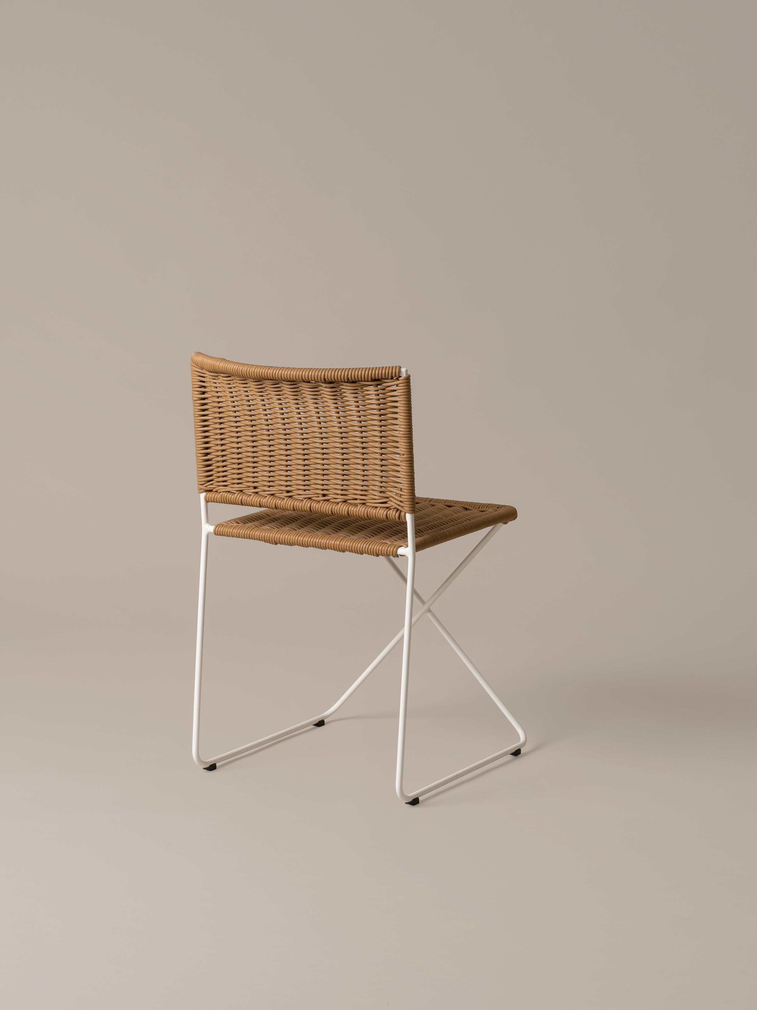 Modern Set of 4 Natural Ramón Chair by Ramón Bigas For Sale
