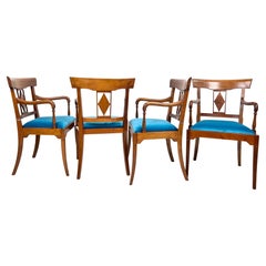 Set di 4 sedie neoclassiche di Mailfert-Amos Collection, 20° secolo
