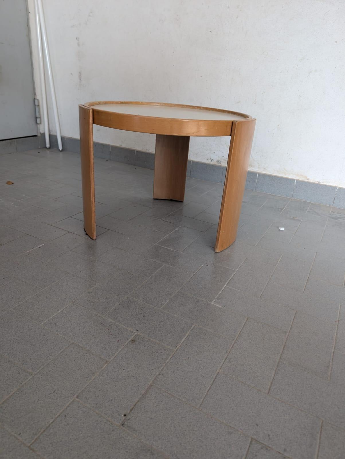 Set of 4 Nesting tables by Gianfranco Frattini for Cassina, 1970s 1