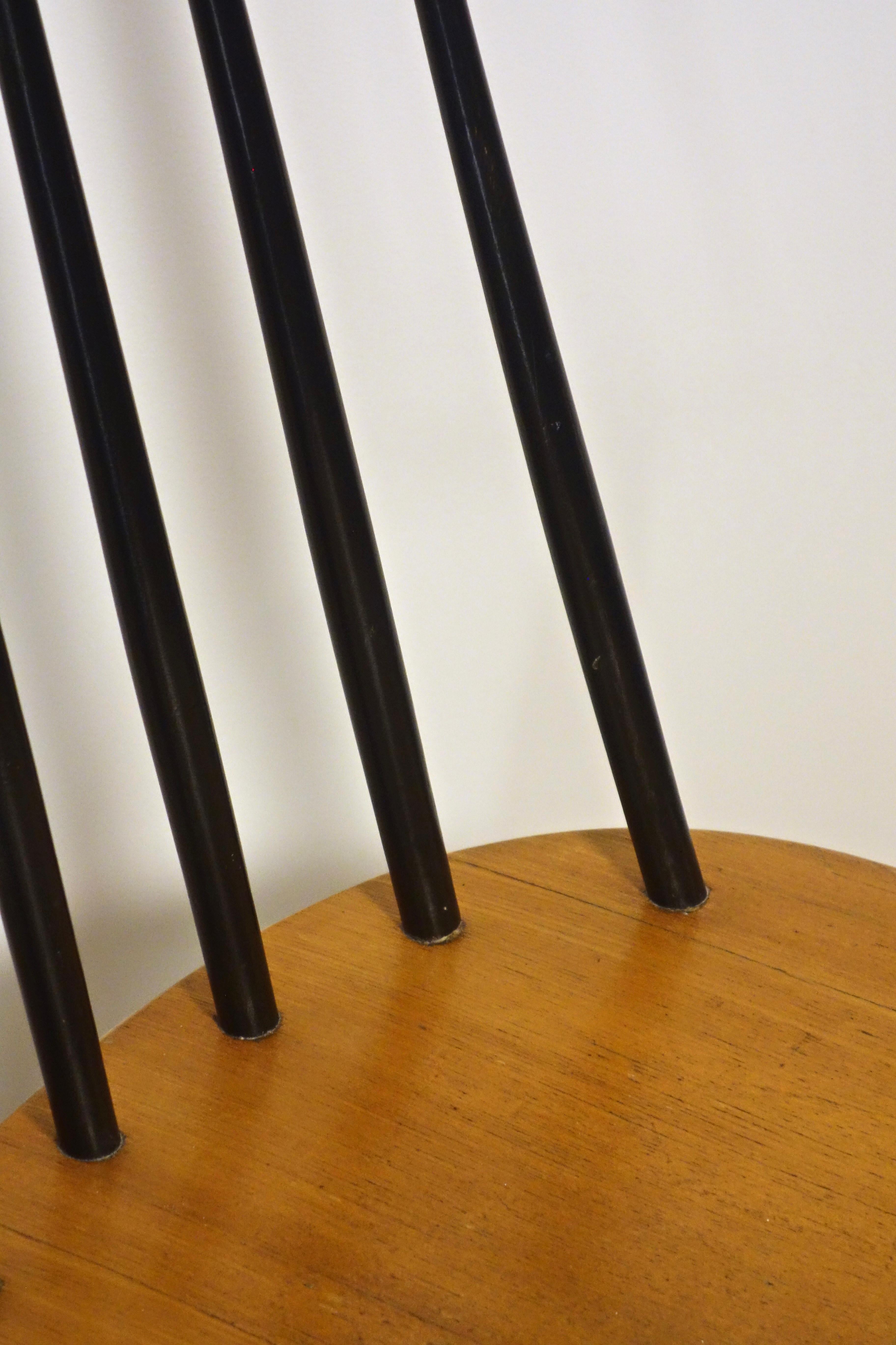 Ensemble de 4 chaisessto de Nassjo Stolefabrik, Suède, années 1960 en vente 2