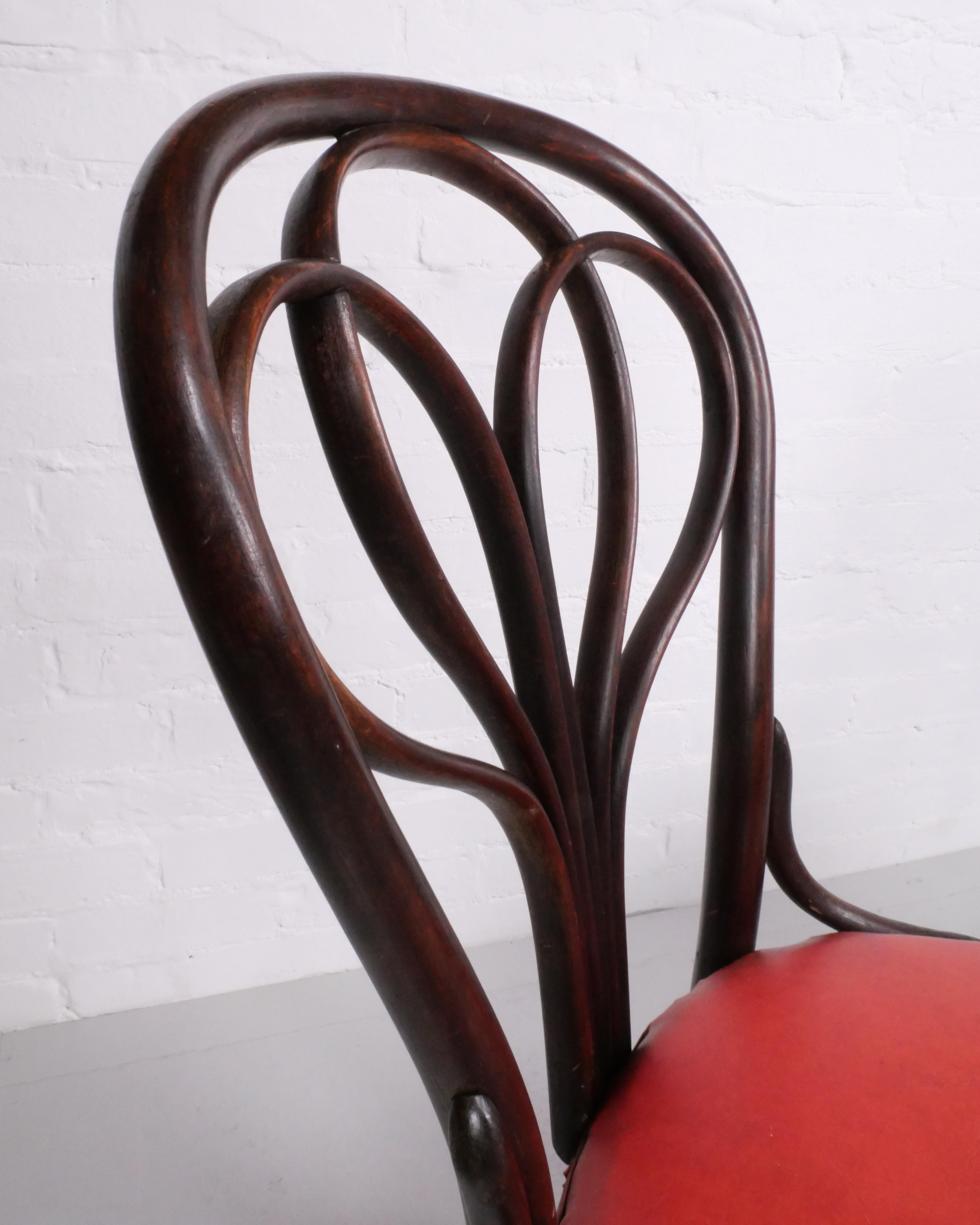 19th Century Set of 4 no.25 dining chairs by Gebrüder Thonet, c. 1870 For Sale
