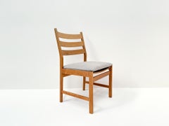 Set of 4 Oak Dining Chairs by Kurt Østervig, Denmark, Mid-Century Modern