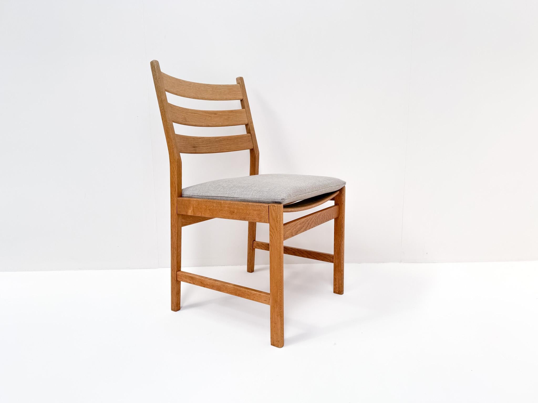 Danish Set of 4 Oak Dining Chairs by Kurt Østervig, Denmark, Mid-Century Modern For Sale