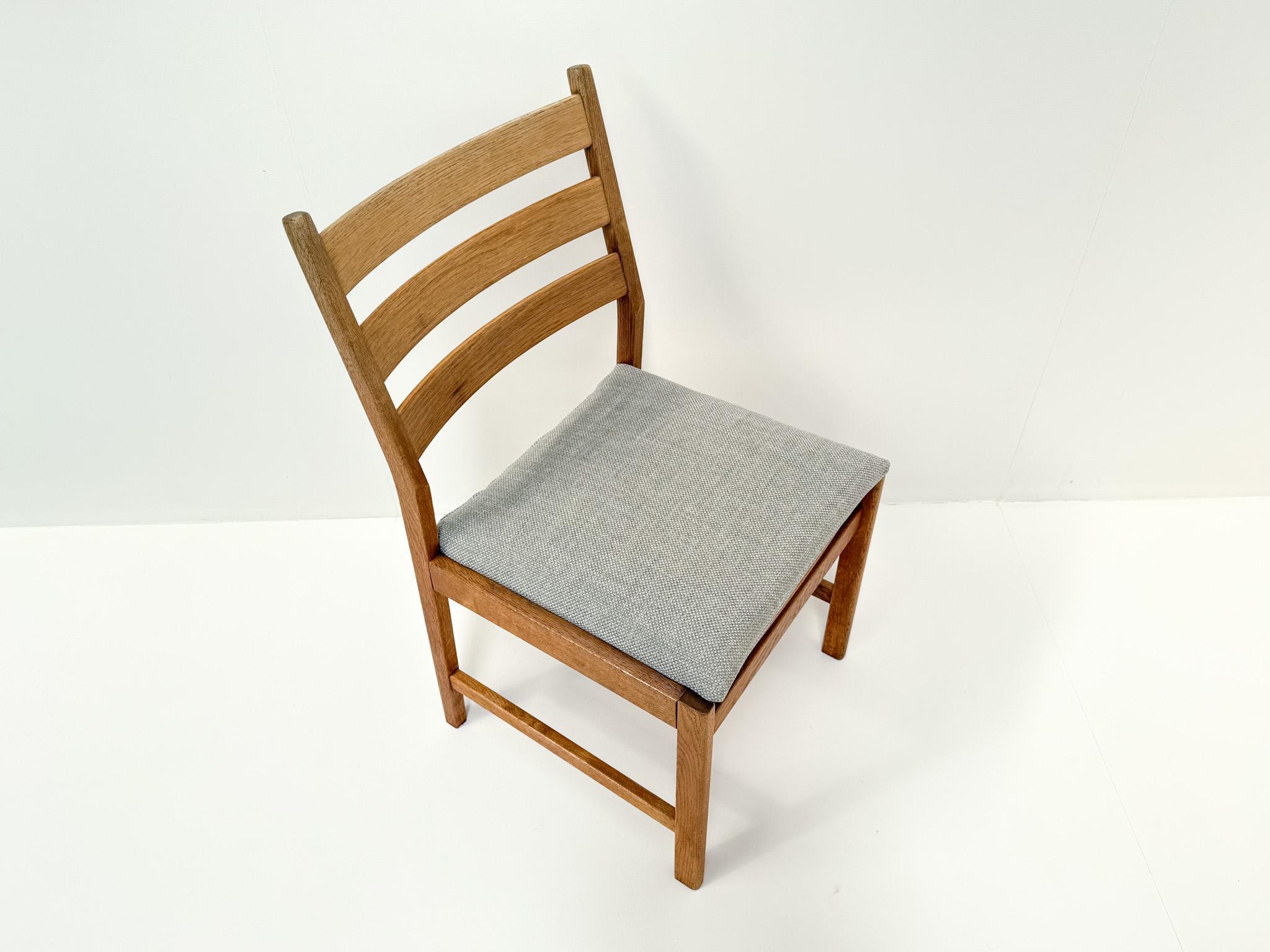 Set of 4 Oak Dining Chairs by Kurt Østervig, Denmark, Mid-Century Modern In Good Condition For Sale In BERKEL EN RODENRIJS, NL