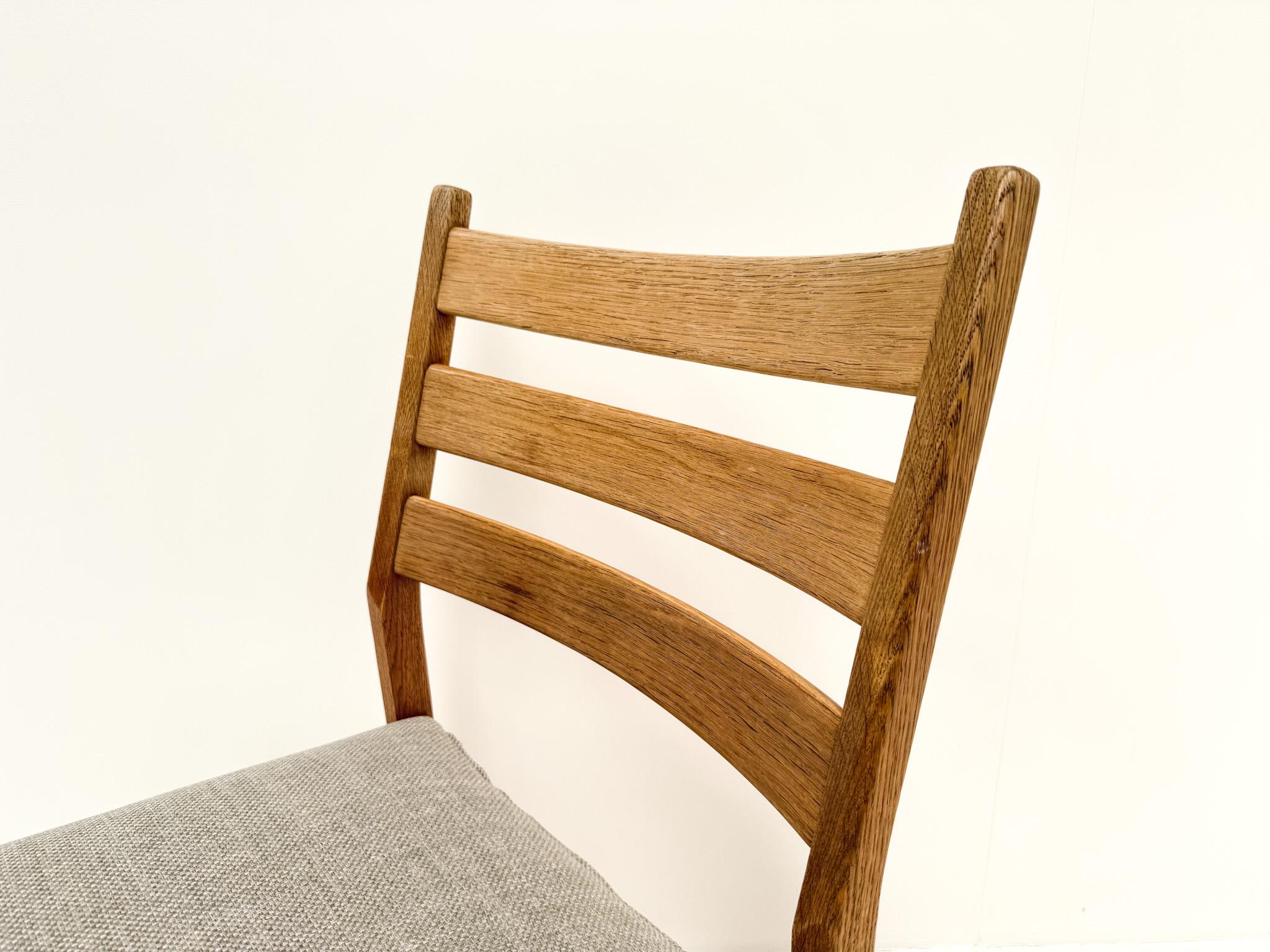 Set of 4 Oak Dining Chairs by Kurt Østervig, Denmark, Mid-Century Modern For Sale 3