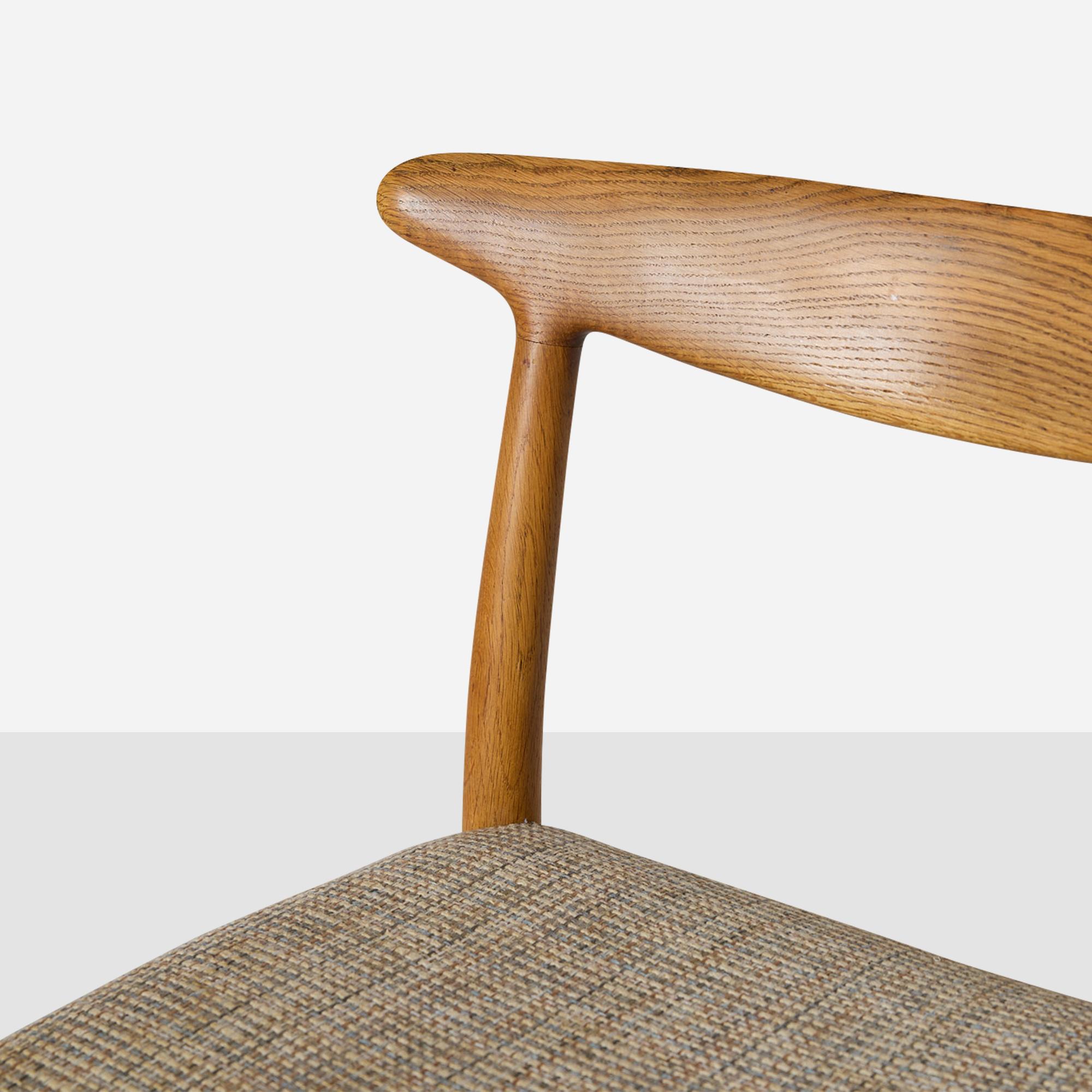 Set di 4 sedie W2 Oak di Hans Wegner in vendita 3