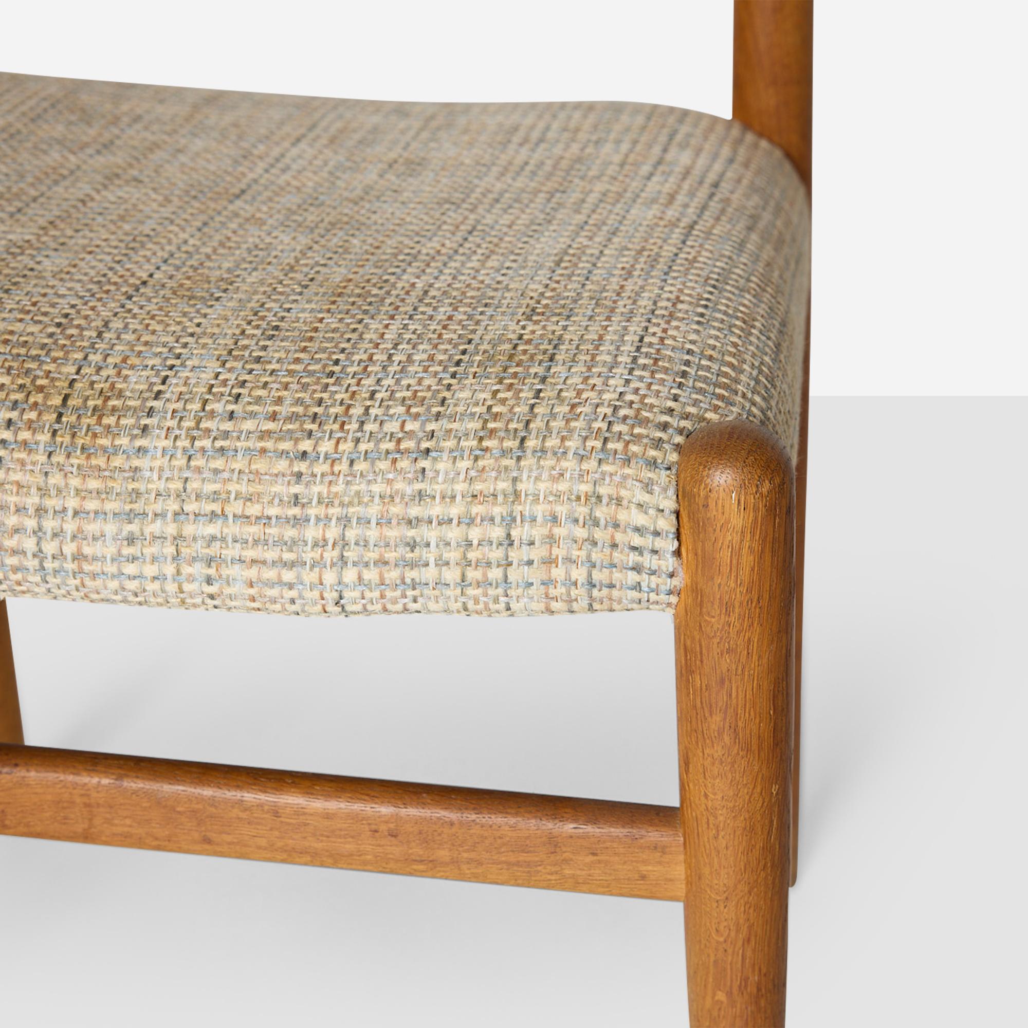 Set di 4 sedie W2 Oak di Hans Wegner in vendita 7