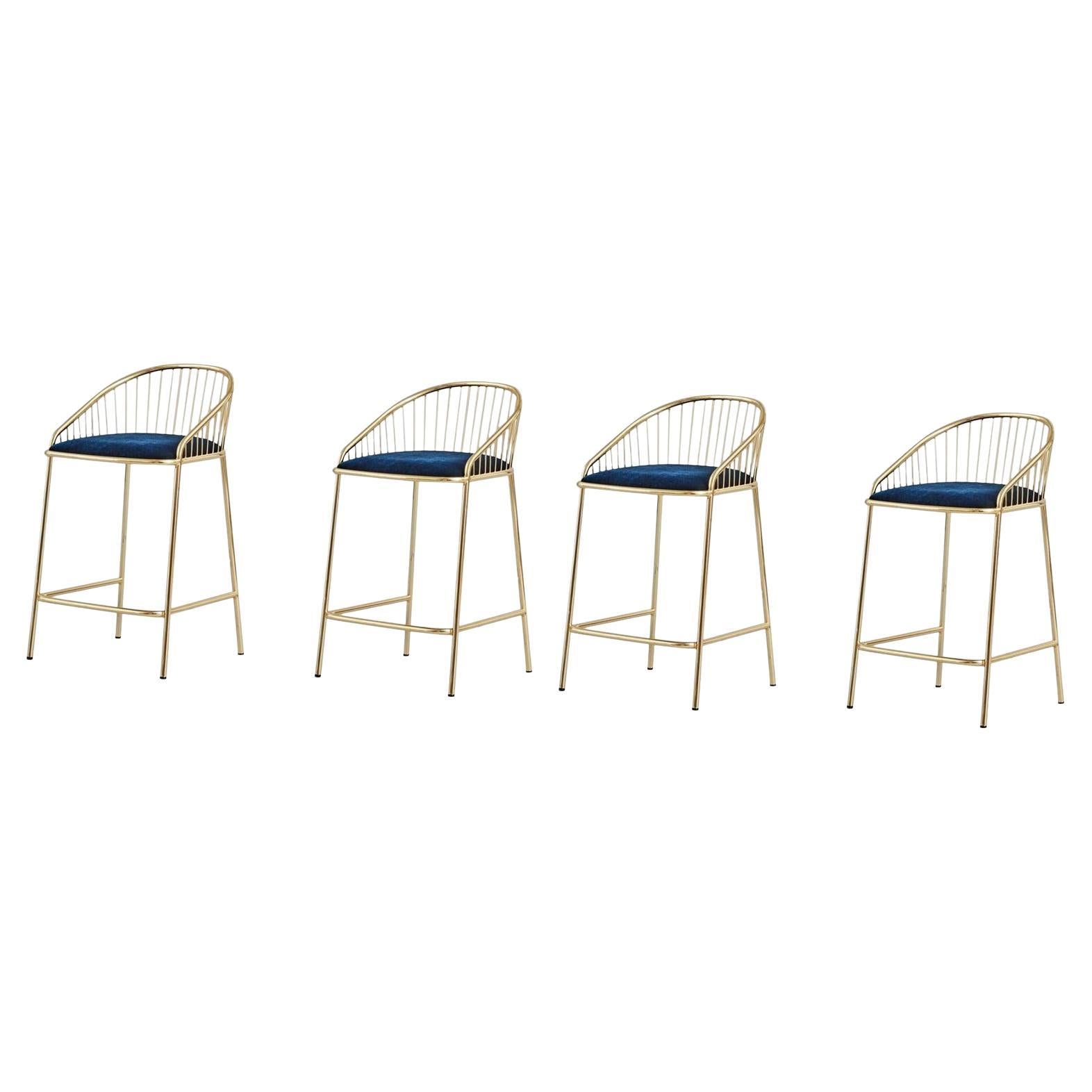 Set of 4 of Agora Bar Low Stools by Pepe Albargues