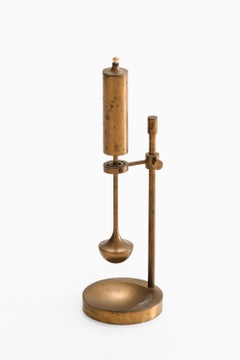 Ensemble de 4 lampes à huile en laiton par Ilse D. Ammonsen, années 1950