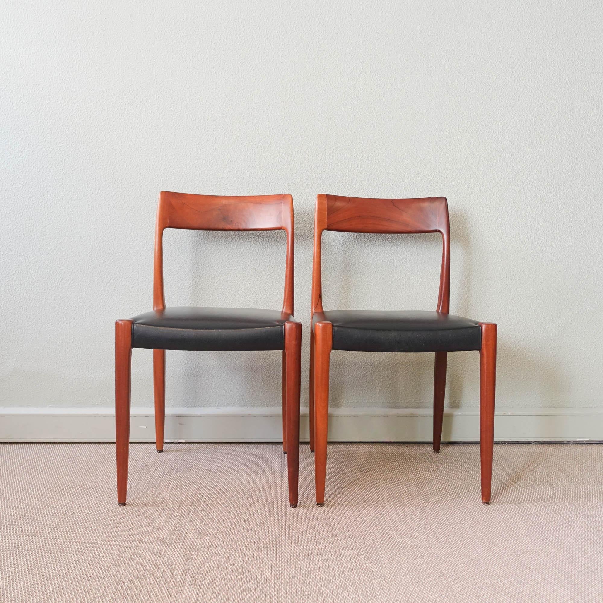 Set of 4 Olaio Chairs Model Caravela by José Espinho, 1965 4