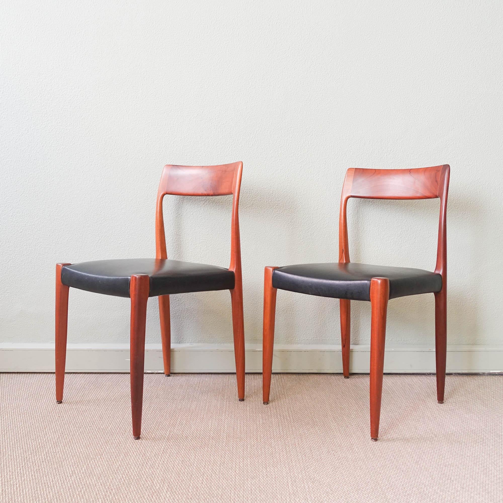 Mid-20th Century Set of 4 Olaio Chairs Model Caravela by José Espinho, 1965