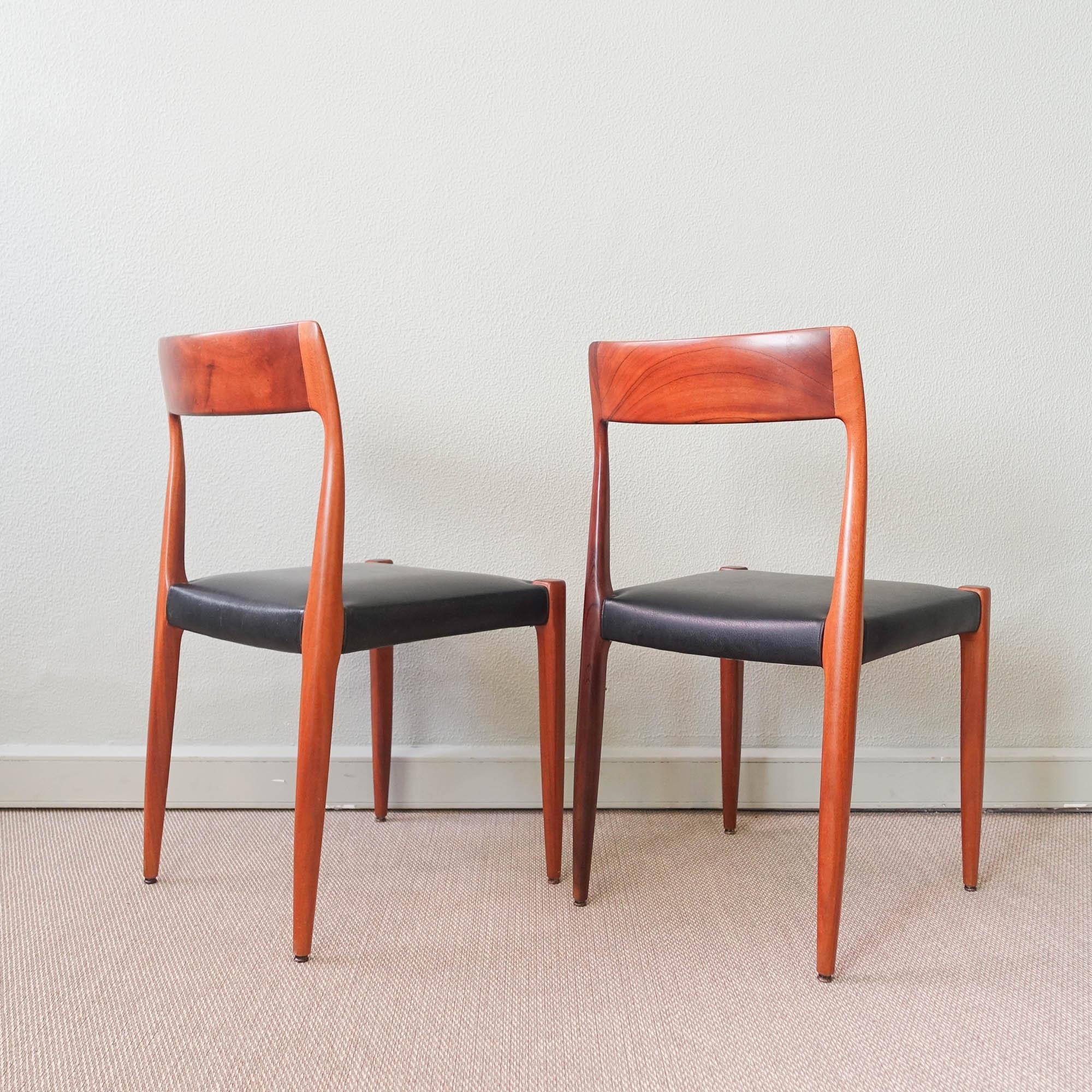 Set of 4 Olaio Chairs Model Caravela by José Espinho, 1965 2