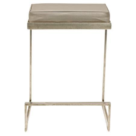 American Set of 4 Old Hickory/Horchow for Neiman Marcus Flat Bar Cantilever Bar Stools For Sale