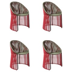 Set di 4 sedie da pranzo Olive Cartagenas di Sebastian Herkner