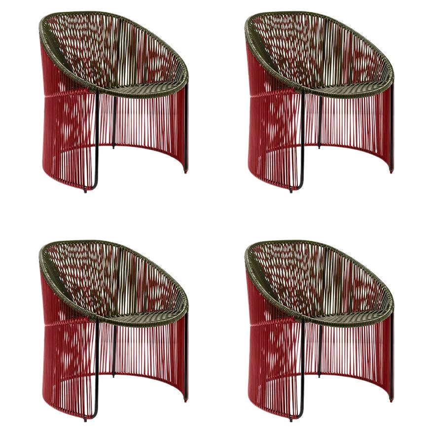 Set di 4 sedie da salotto Olive Cartagenas di Sebastian Herkner