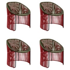 Set di 4 sedie da salotto Olive Cartagenas di Sebastian Herkner