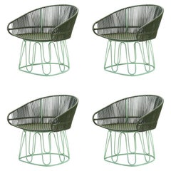 Set di 4 sedie da salotto Olive Circo di Sebastian Herkner