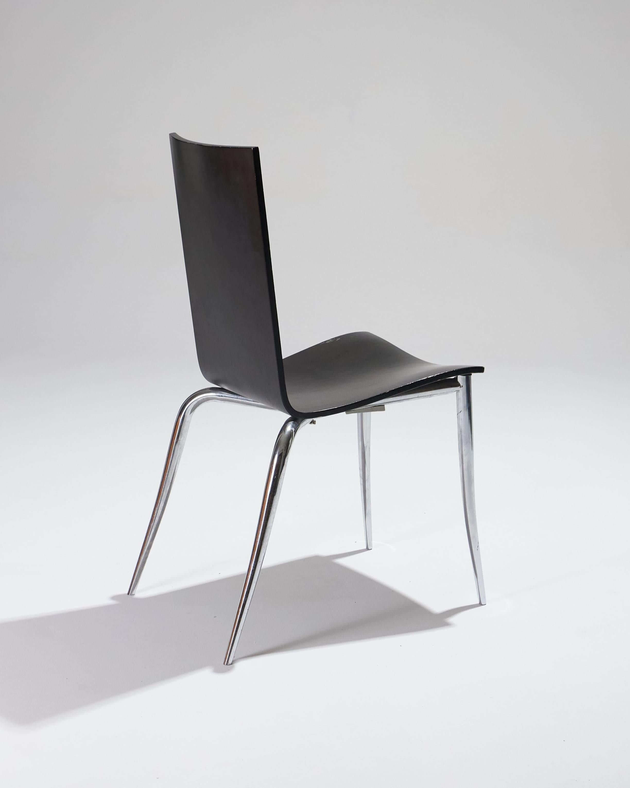 Ensemble de 4 chaises Olly Tango de Philippe Starck, années 1980 en vente 4