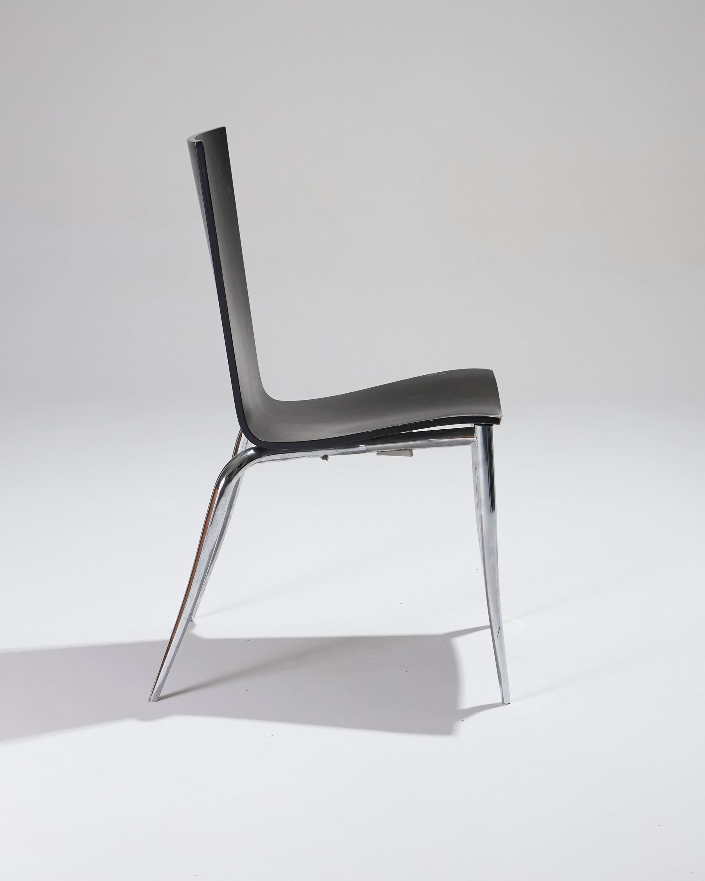 Ensemble de 4 chaises Olly Tango de Philippe Starck, années 1980 en vente 5