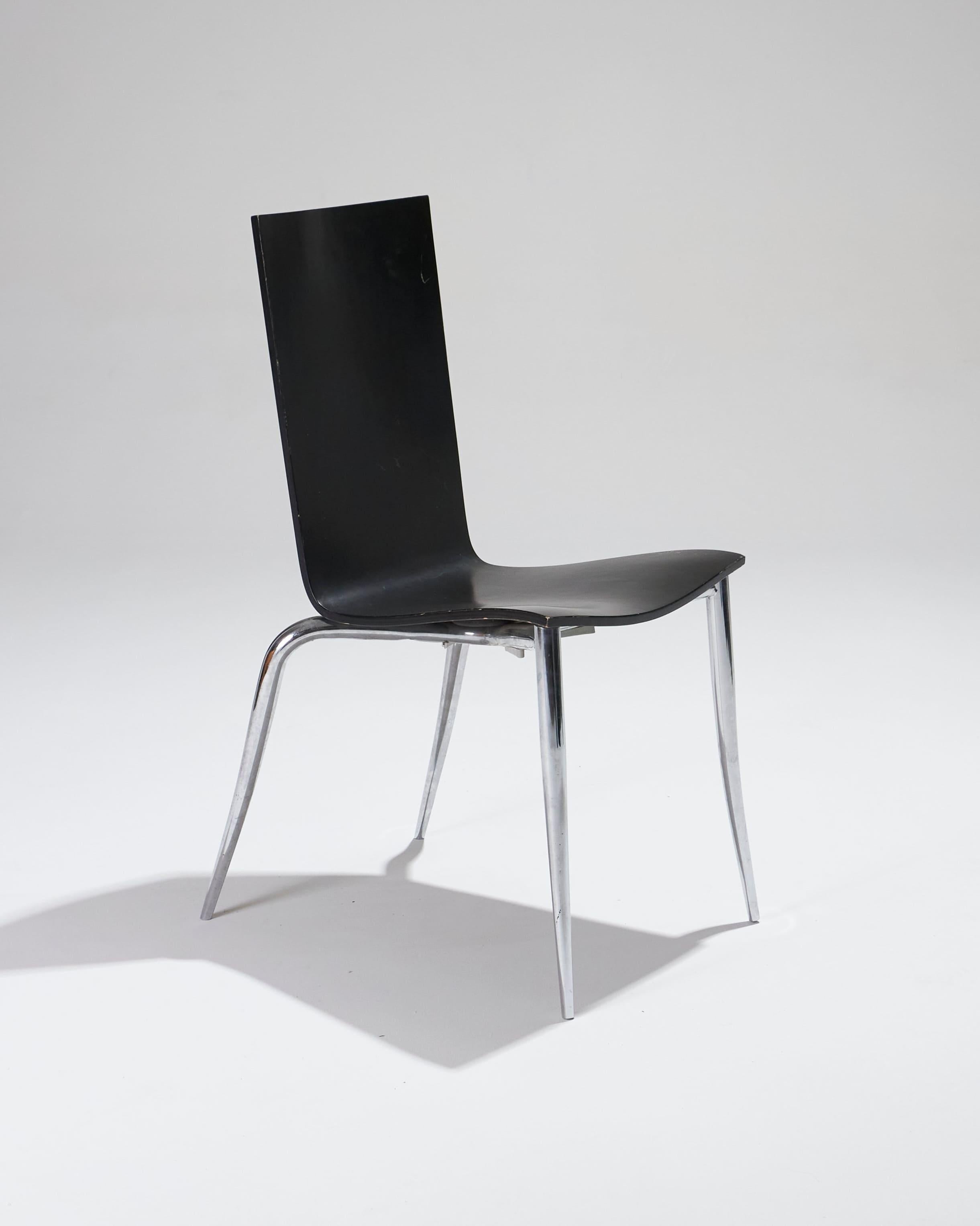 Ensemble de 4 chaises Olly Tango de Philippe Starck, années 1980 en vente 6