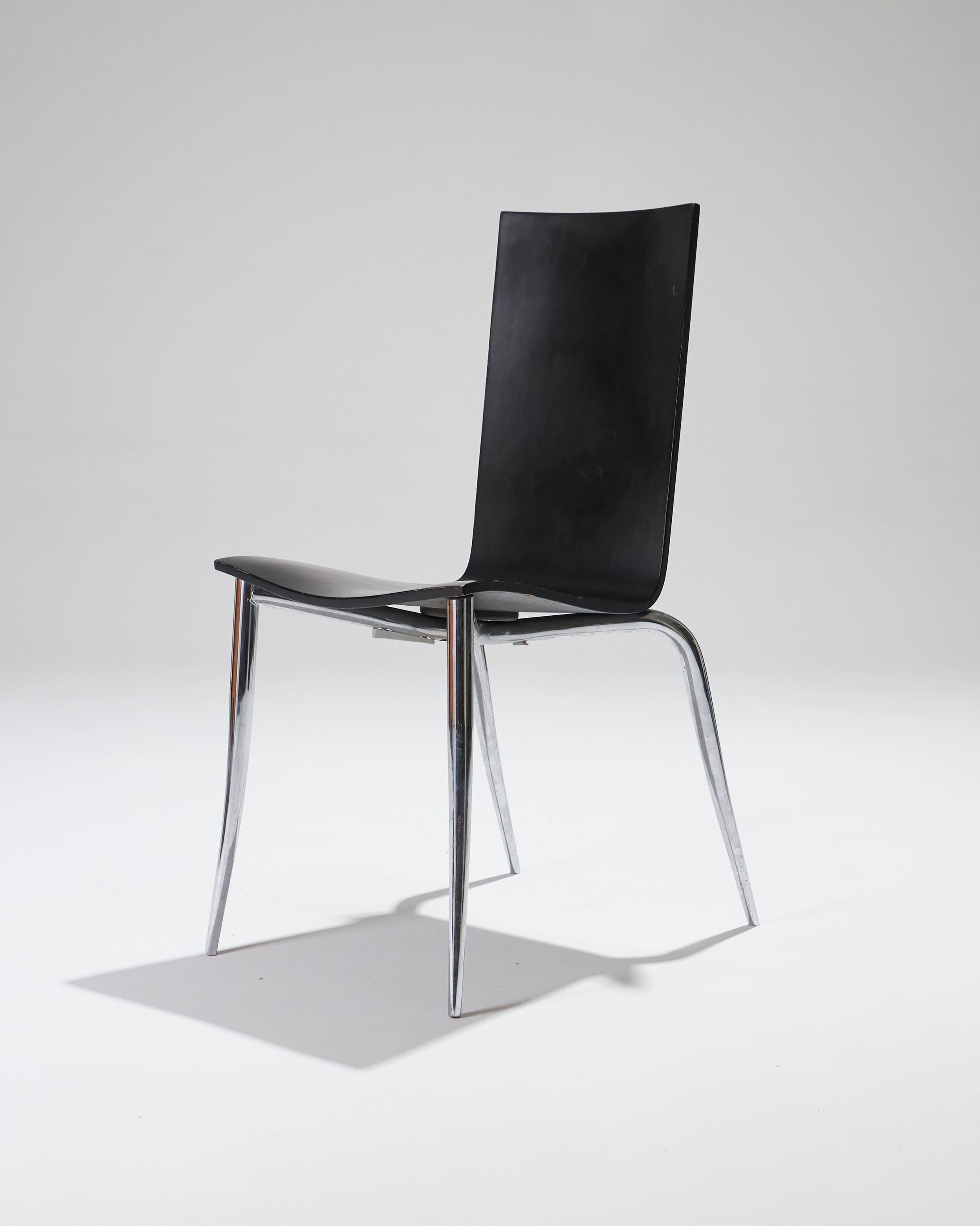 Européen Ensemble de 4 chaises Olly Tango de Philippe Starck, années 1980 en vente