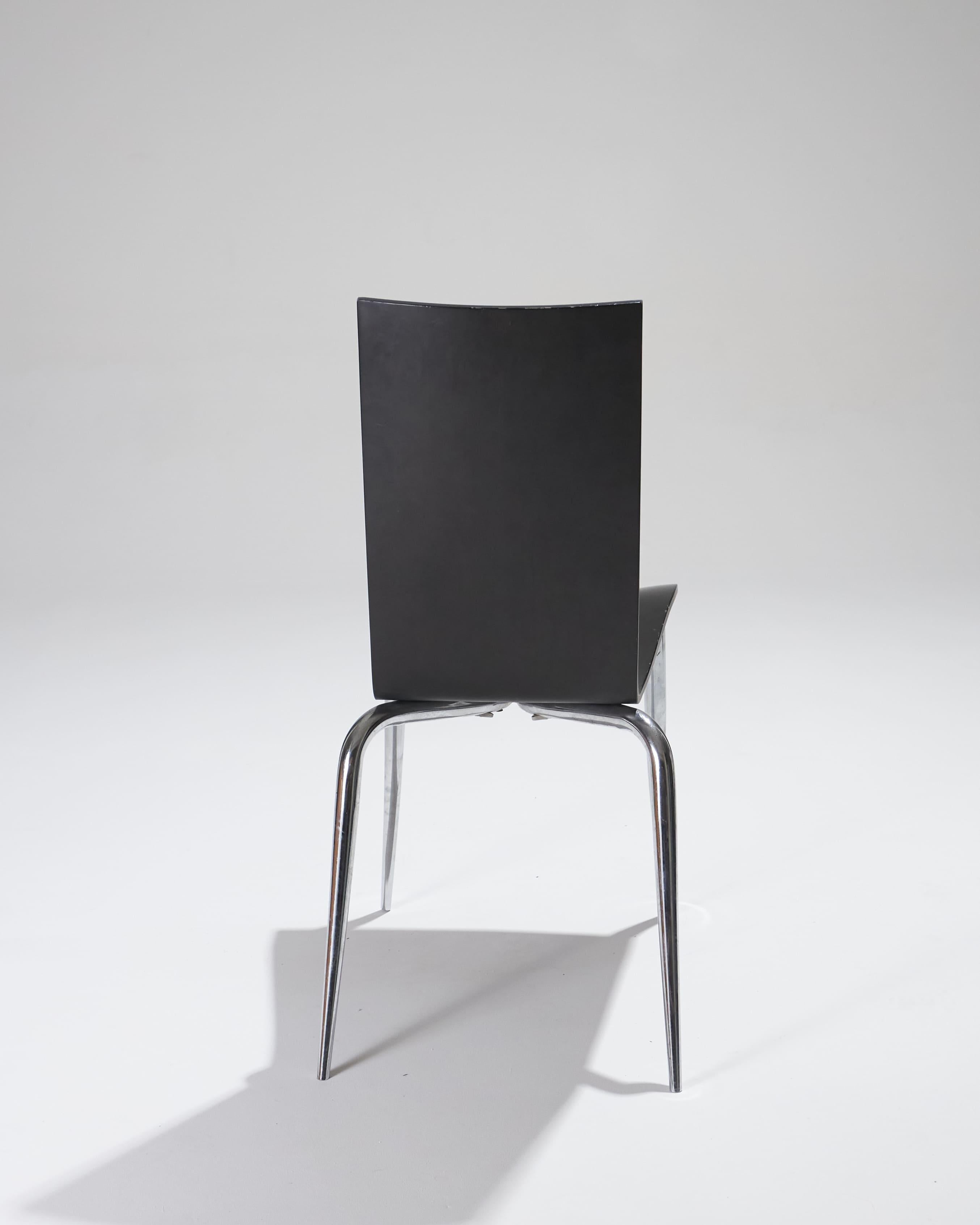 Ensemble de 4 chaises Olly Tango de Philippe Starck, années 1980 en vente 3