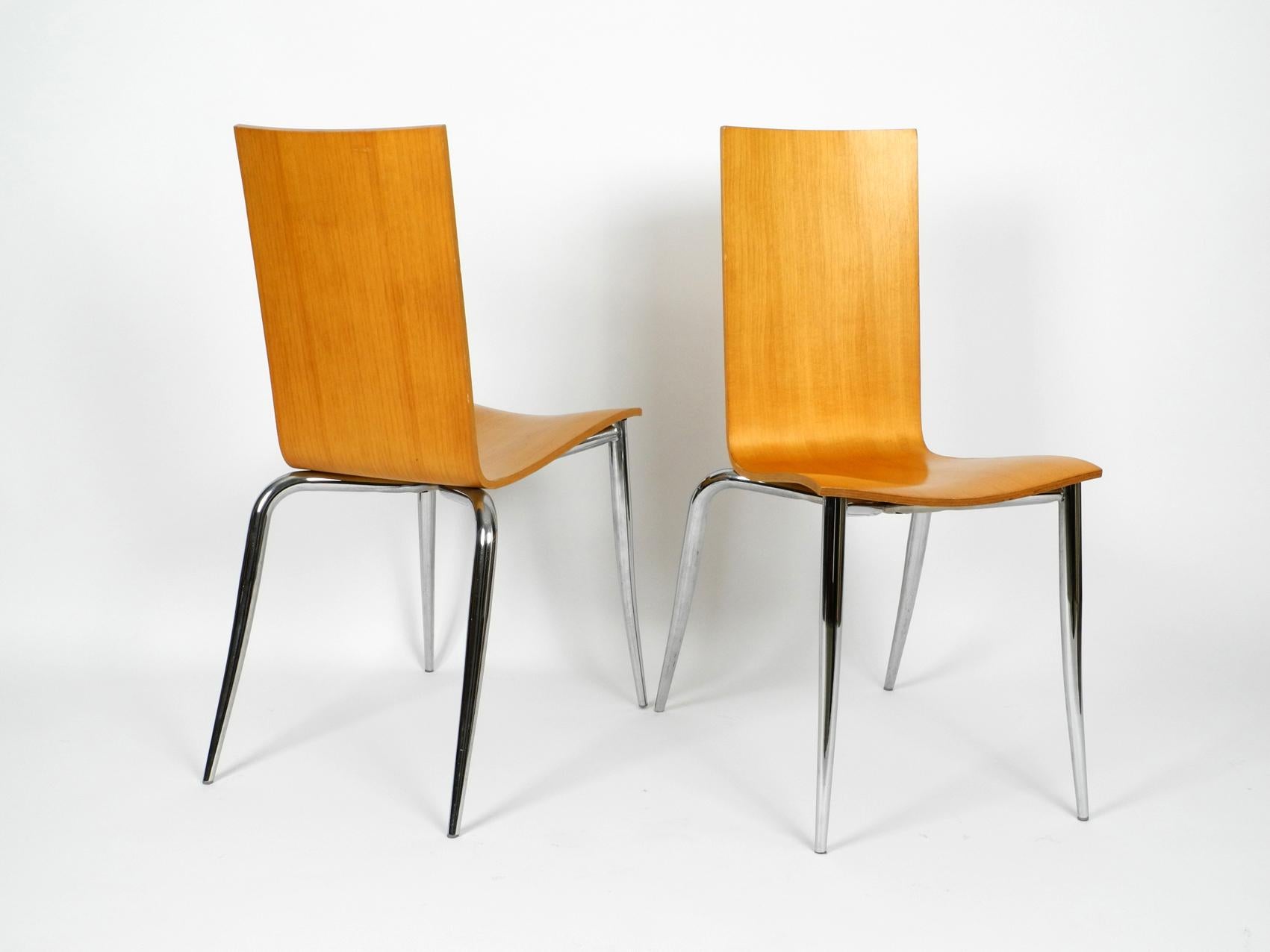 Italian Set of 4 Olly Tango Chairs by Philippe Starck for Driade Aleph, Made in Italy