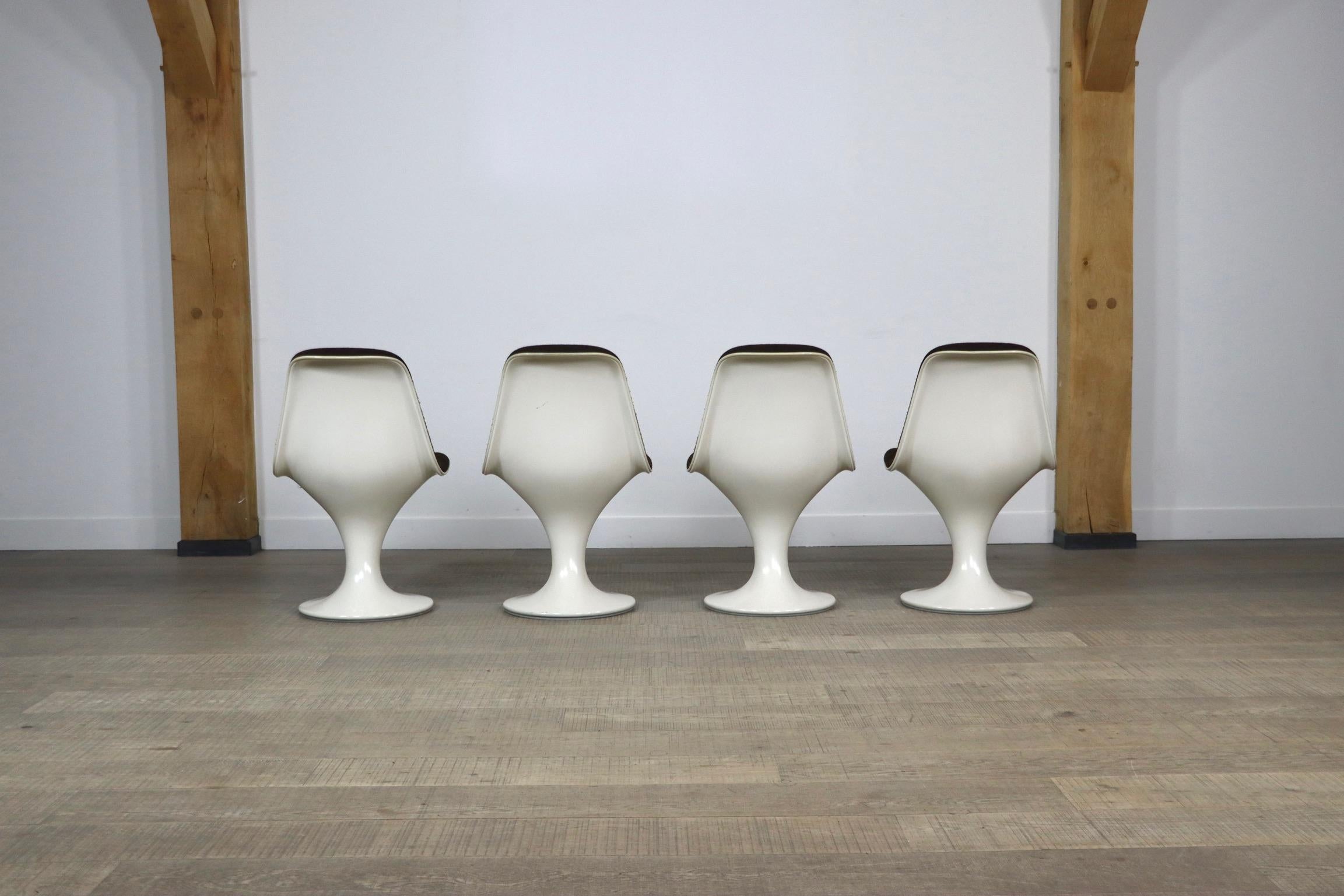 Set of 4 Orbit Chairs by Farner & Grunder for Herman Miller, 1965 6