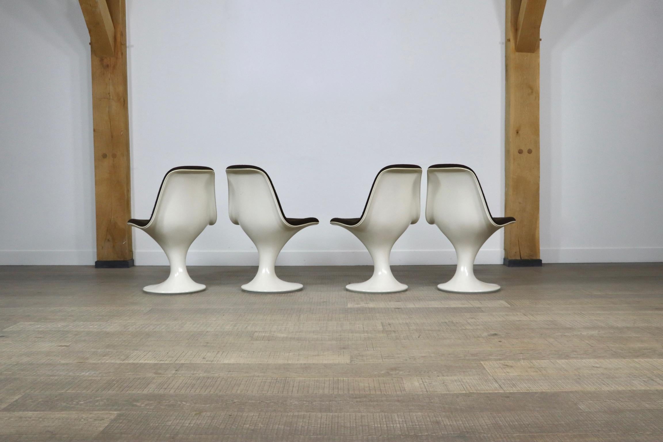 Set of 4 Orbit Chairs by Farner & Grunder for Herman Miller, 1965 7