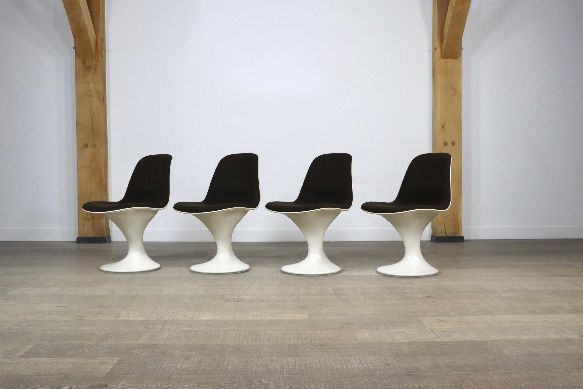 Set of 4 Orbit Chairs by Farner & Grunder for Herman Miller, 1965 8