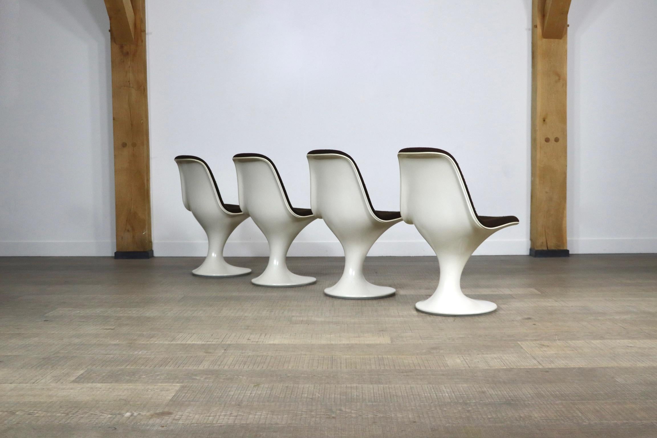 Set of 4 Orbit Chairs by Farner & Grunder for Herman Miller, 1965 9
