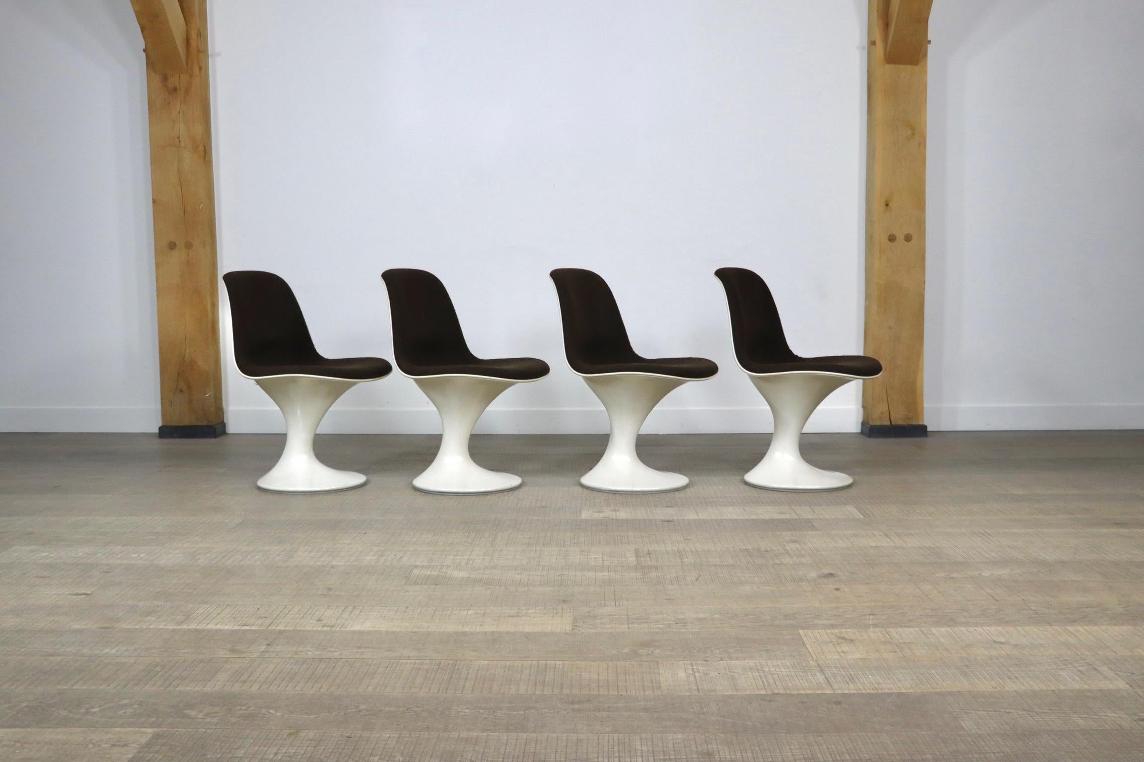 Set of 4 Orbit Chairs by Farner & Grunder for Herman Miller, 1965 1