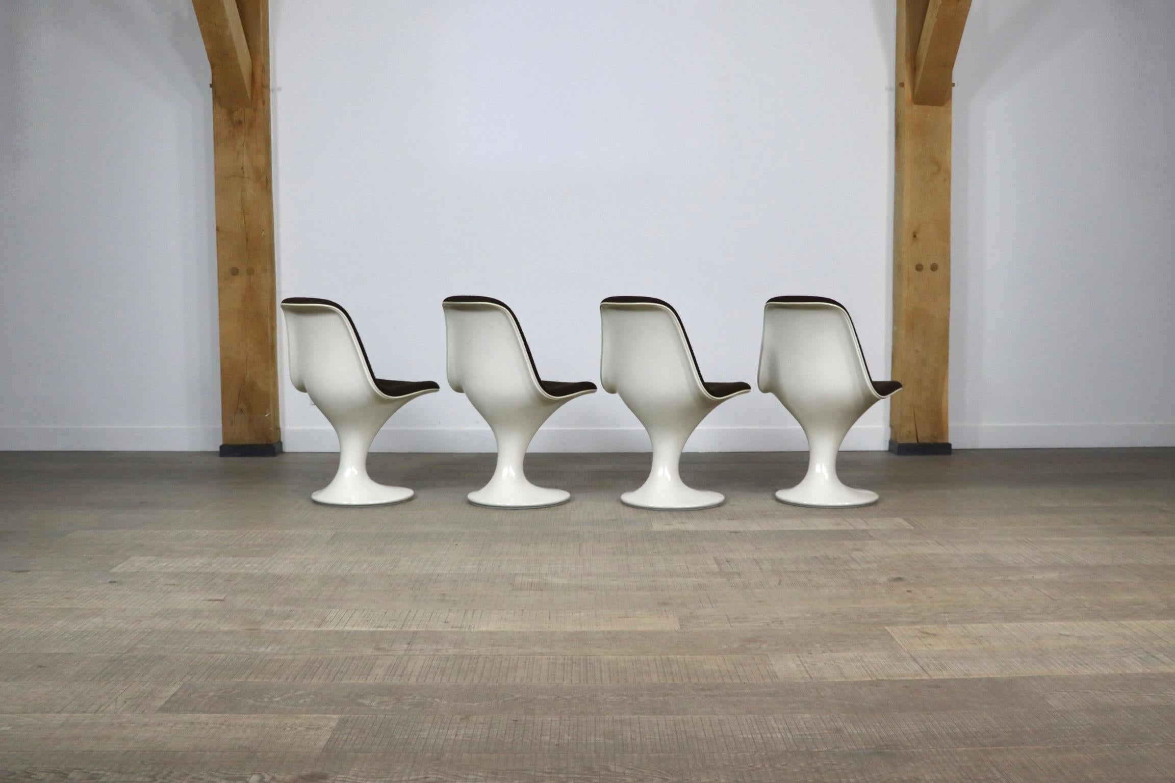 Set of 4 Orbit Chairs by Farner & Grunder for Herman Miller, 1965 4