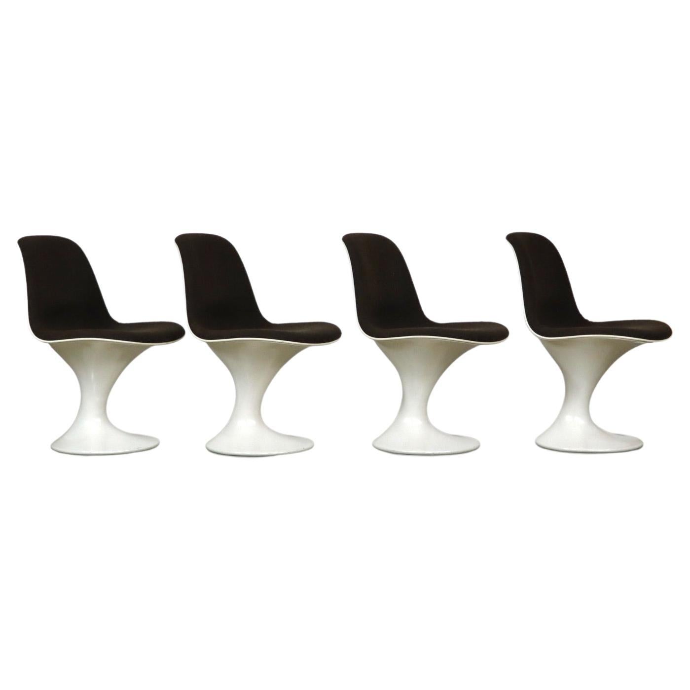 Set of 4 Orbit Chairs by Farner & Grunder for Herman Miller, 1965