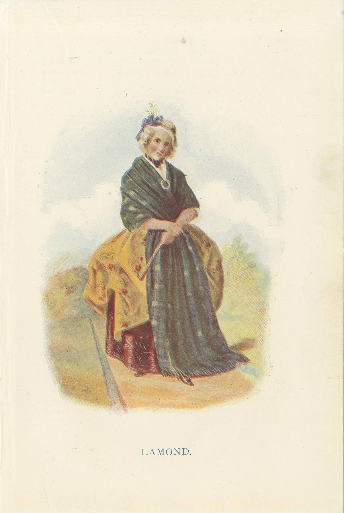 Set of 4 Original Antique Prints of Costumes of the Clans of Scotland 'Women'