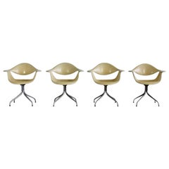 Set of 4 Original DAF Swag Leg Chairs by George Nelson