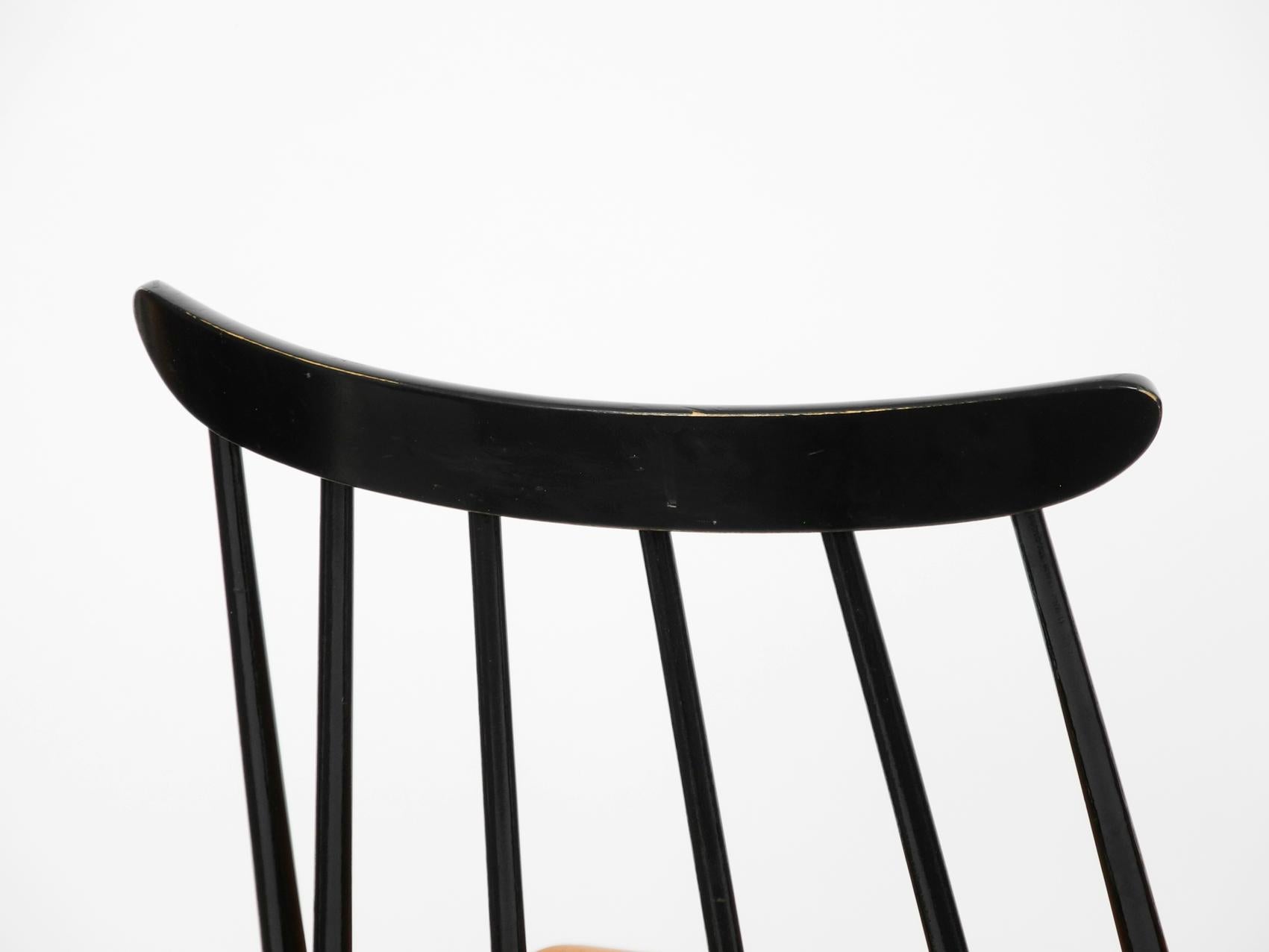 Set of 4 Original Fanett Chairs by Ilmari Tapiovaara for Asko Made in Finland 2