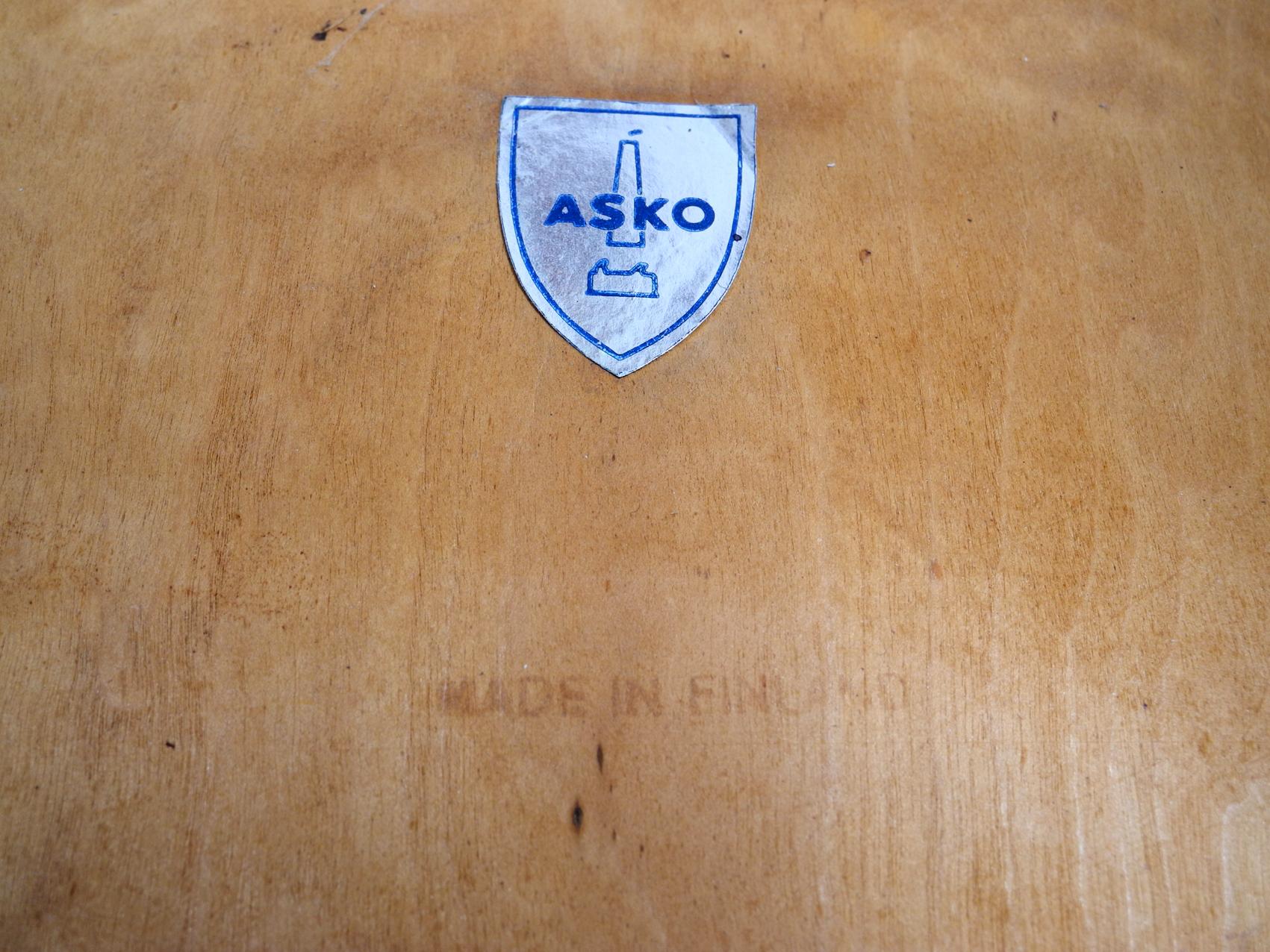 Ensemble de 4 chaises originales Fanett par Ilmari Tapiovaara pour Asko Made in Finland 6