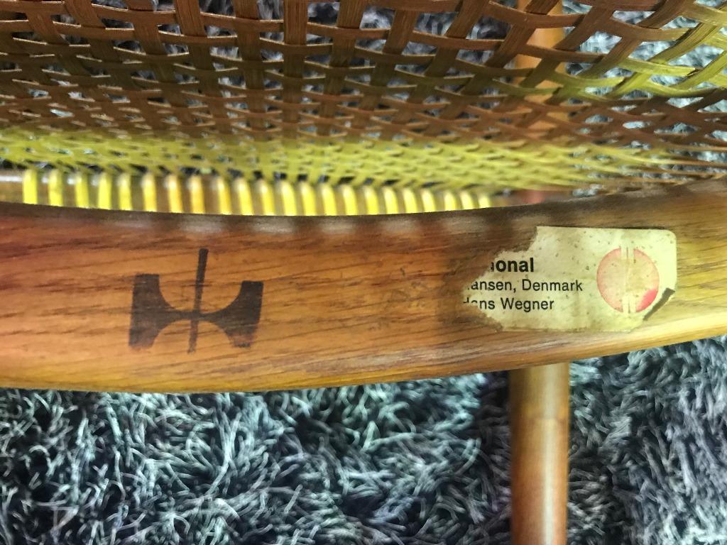 Chaises danoises originales JH-501 de Hans Wegner par Johannes Hansen pour Knoll, ensemble de 4 pièces en vente 2