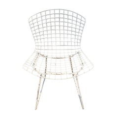 Juego de 4 sillas de jardín originales de Harry Bertoia