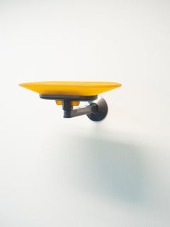 Set of 4 original Memphis style "Jill" Arteluce wall sconces, 1980's